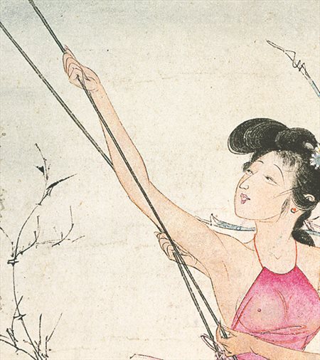 金秀-胡也佛的仕女画和最知名的金瓶梅秘戏图